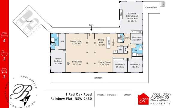 1-3 Red Oak Road, Rainbow Flat, NSW 2430 AUS