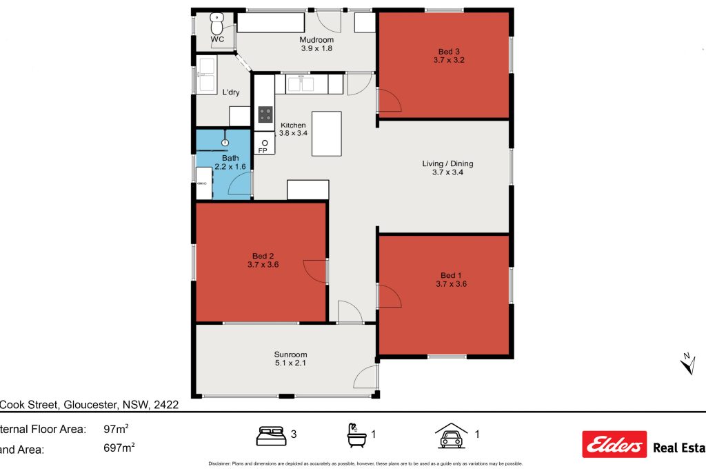 3 Cook Street, GLOUCESTER, NSW 2422 AUS