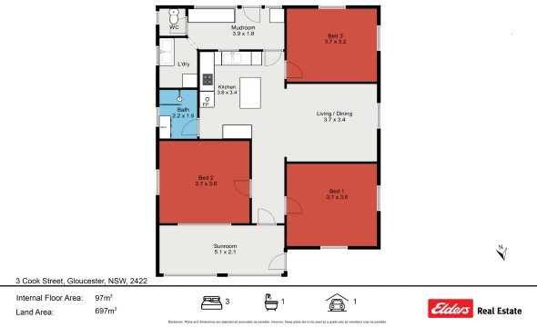 3 Cook Street, GLOUCESTER, NSW 2422 AUS